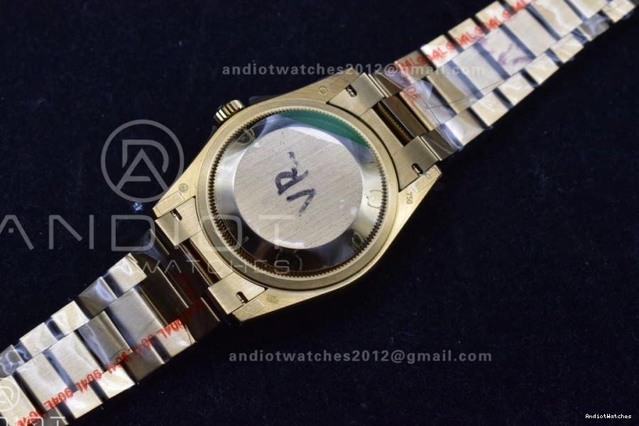 Square President on 36 DayDate Silver Steel Edition Comfortable Weight) (Gain 702 Best Dial YG with Bracelet vr3255 Diamond 904L V5 QF 1027